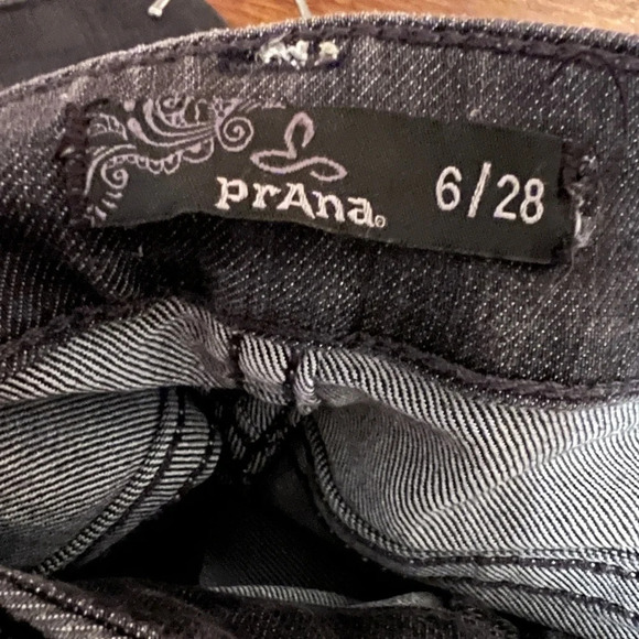 PrAna Charcoal Skinny/Straight Kayla Jean - size 6/28 - Picture 4 of 13